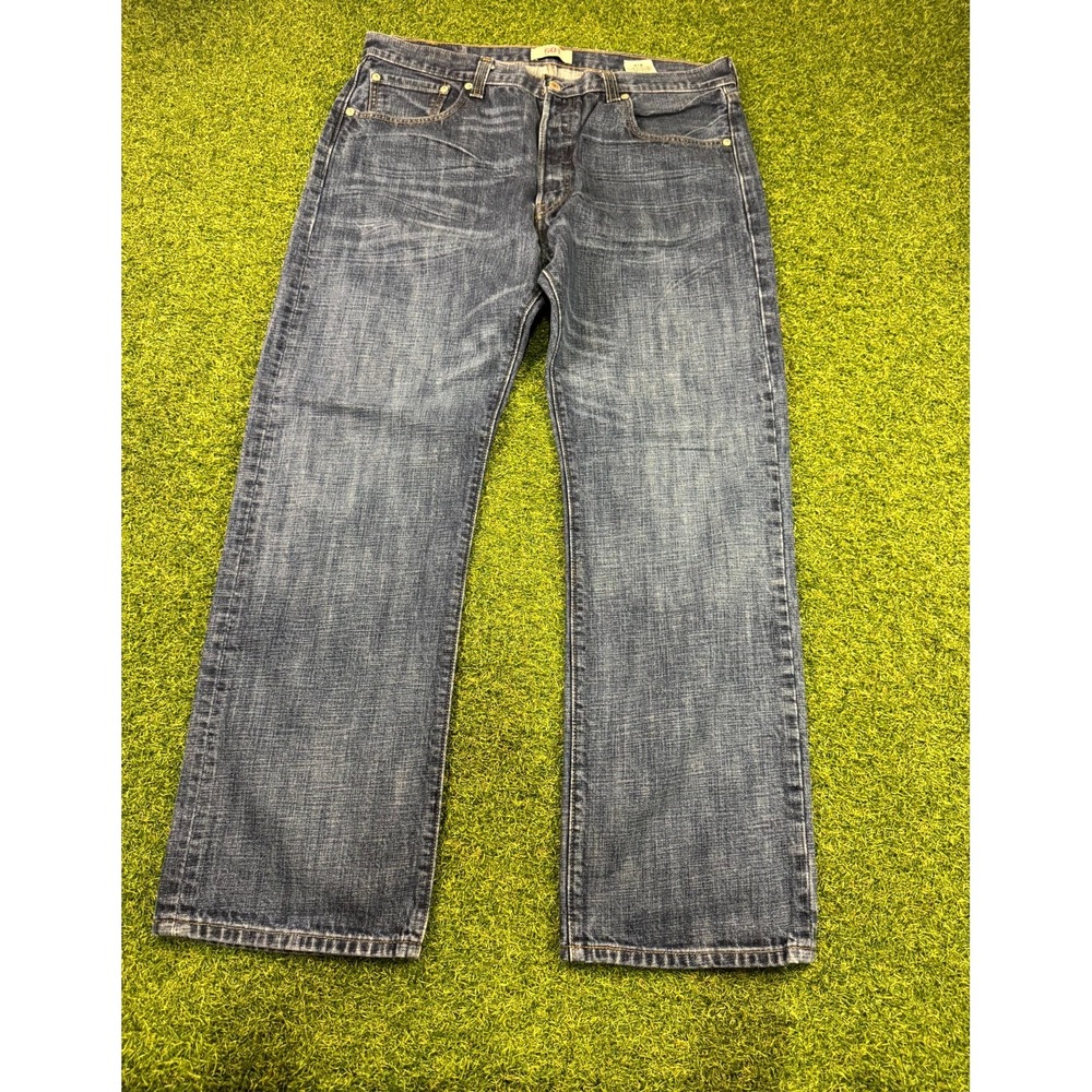 Levi's‎ 501 Original Fit Jeans Mens 36x30 Blue Denim Cotton Straight Button Fly